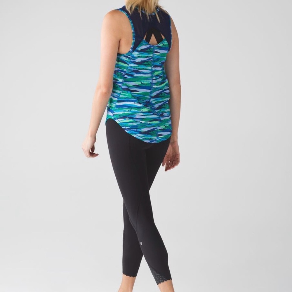 Lululemon Sculpt Tank Seven Wonders Multi / Hero Blue Size 8 View 2